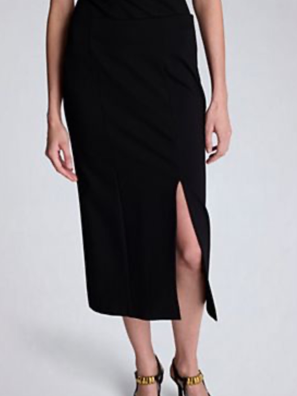 Laura's front Slit Midi Skirt